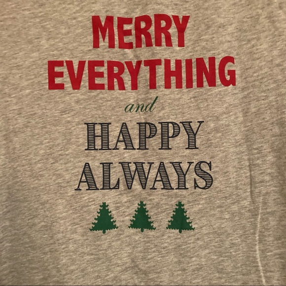 “Merry Everything and Happy Always” Sweatshirt - Picture 2 of 6